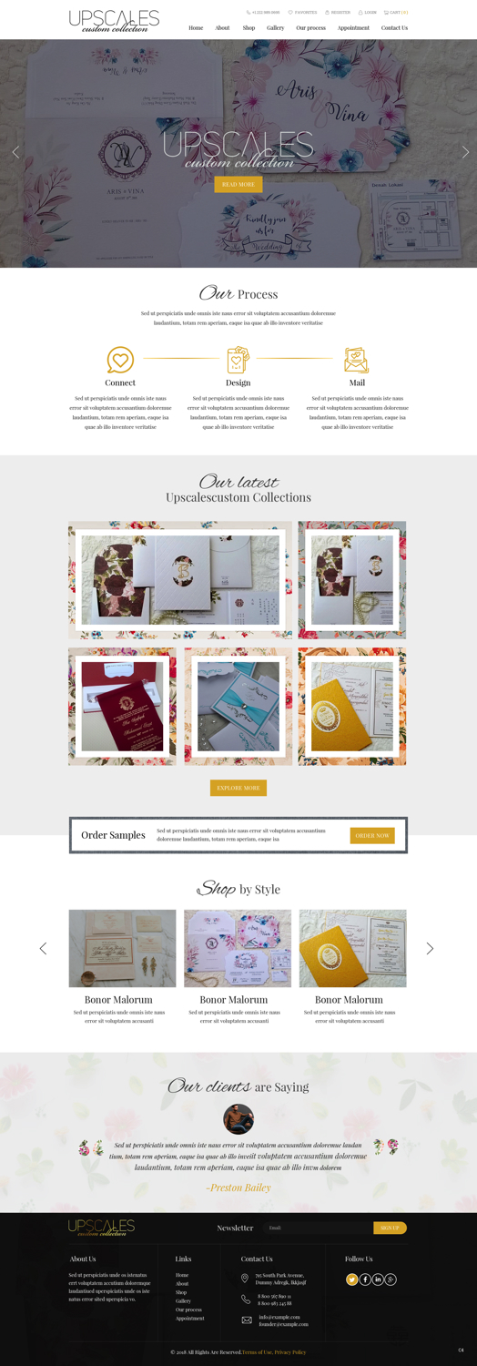 Wordpress Design by pb for this project | Design #20205435