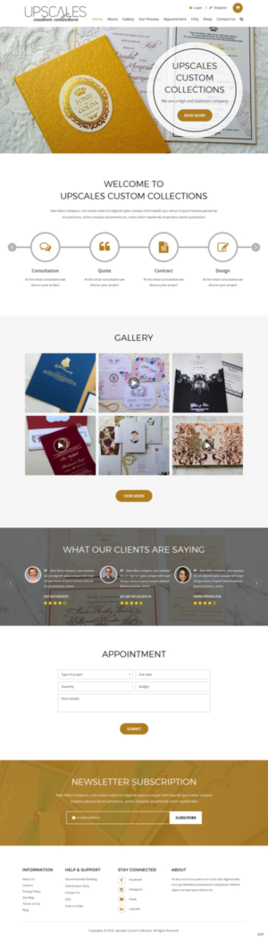 Wordpress Design by pb for this project | Design: #20248468