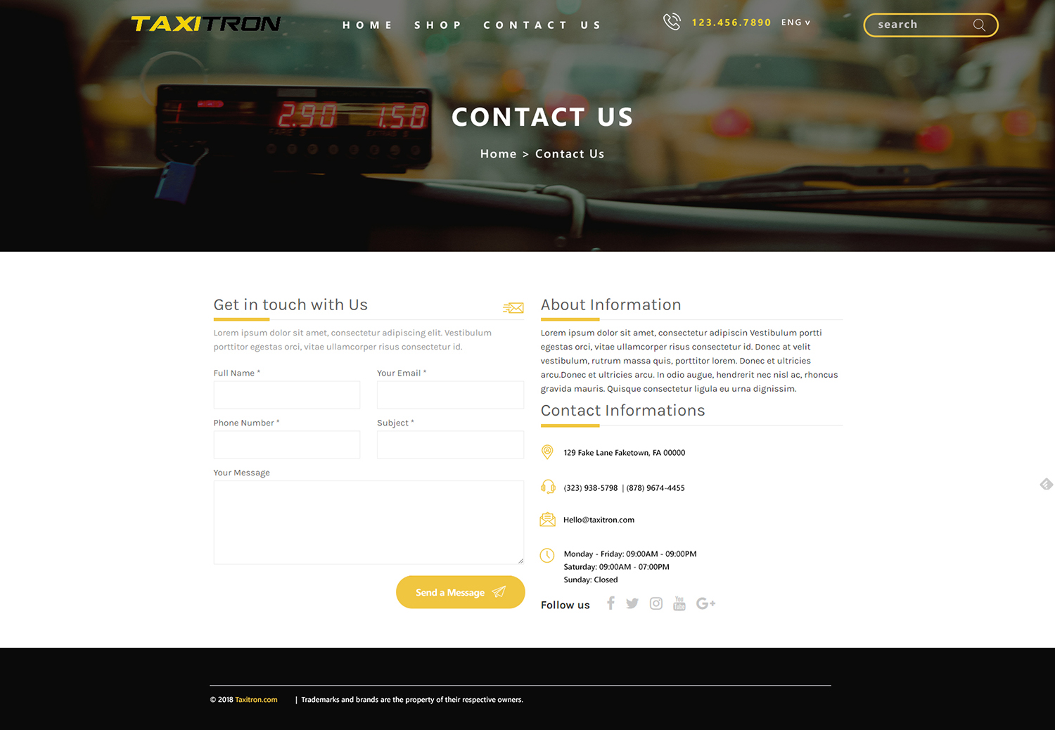 Web Design by We Are The United Creative Studio for Taxitron Oy | Design #20195435