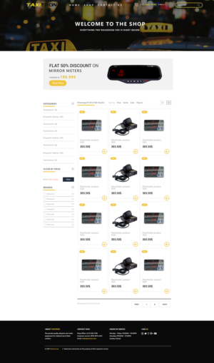 Web Design by We Are The United Creative Studio for Taxitron Oy | Design: #20195436
