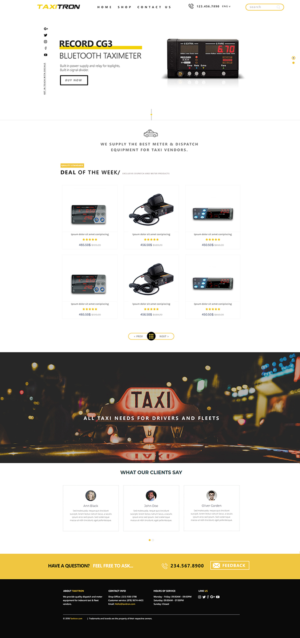 Web Design by We Are The United Creative Studio for Taxitron Oy | Design: #20195437