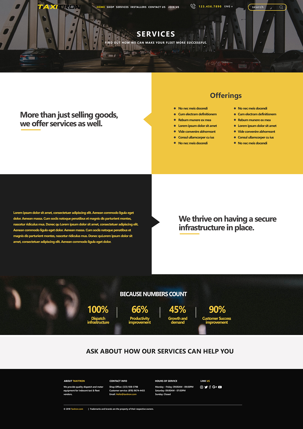 Web Design by We Are The United Creative Studio for Taxitron Oy | Design #20203711