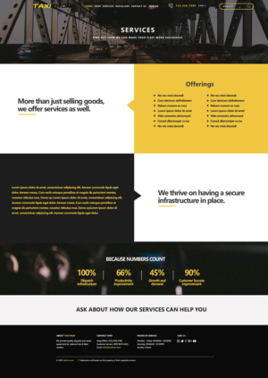 Web Design by We Are The United Creative Studio for Taxitron Oy | Design: #20203711