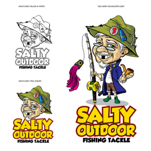 Logo Design by DAVIDEZIGN for Salty Outdoors | Design: #20217571