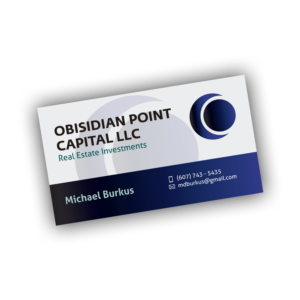 Obsidian Point Capital  | Design de Carte de Visite par Wally_F