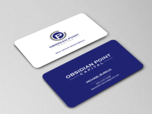Design de Carte de Visite par Creations Box 2015 pour Obsidian Point Capital LLC | Design : #20240876