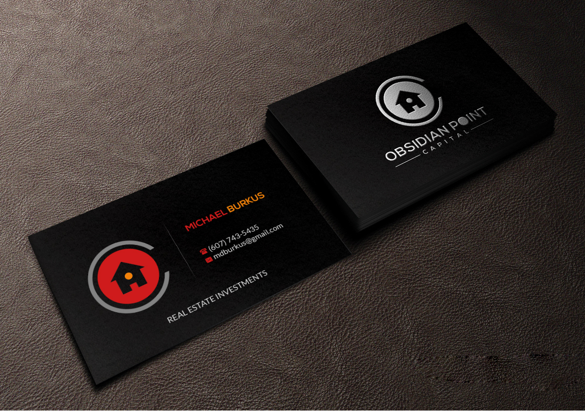 Design de Carte de Visite par Creations Box 2015 pour Obsidian Point Capital LLC | Design #20240877