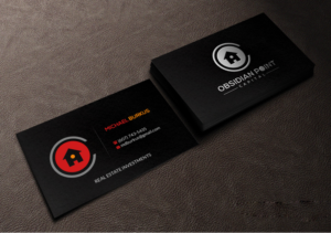 Design de Carte de Visite par Creations Box 2015 pour Obsidian Point Capital LLC | Design : #20240877