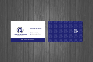 Design de Carte de Visite par Creations Box 2015 pour Obsidian Point Capital LLC | Design : #20243431