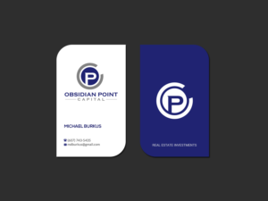 Design de Carte de Visite par Creations Box 2015 pour Obsidian Point Capital LLC | Design : #20243434
