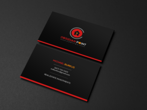 Design de Carte de Visite par Creations Box 2015 pour Obsidian Point Capital LLC | Design : #20243435