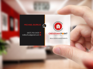 Design de Carte de Visite par Creations Box 2015 pour Obsidian Point Capital LLC | Design : #20243446