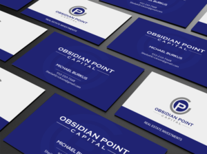 Diseño de Tarjeta de Presentación por Creations Box 2015 para Obsidian Point Capital LLC | Diseño #20246583