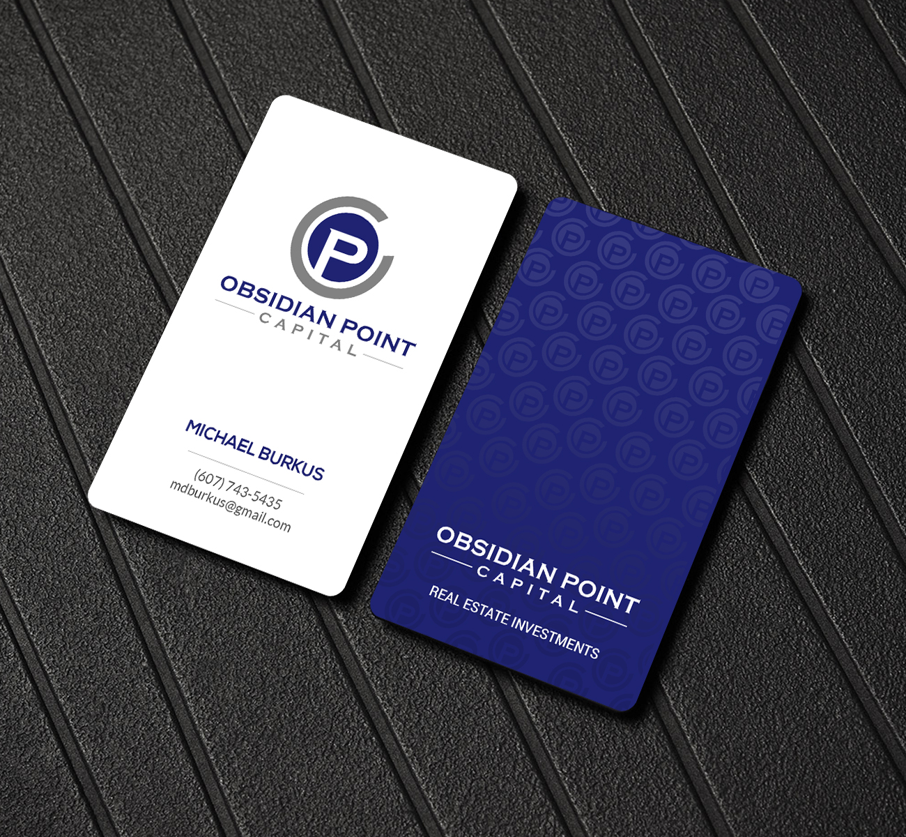 Design de Carte de Visite par Creations Box 2015 pour Obsidian Point Capital LLC | Design #20246586