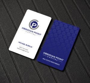 Design de Carte de Visite par Creations Box 2015 pour Obsidian Point Capital LLC | Design : #20246586