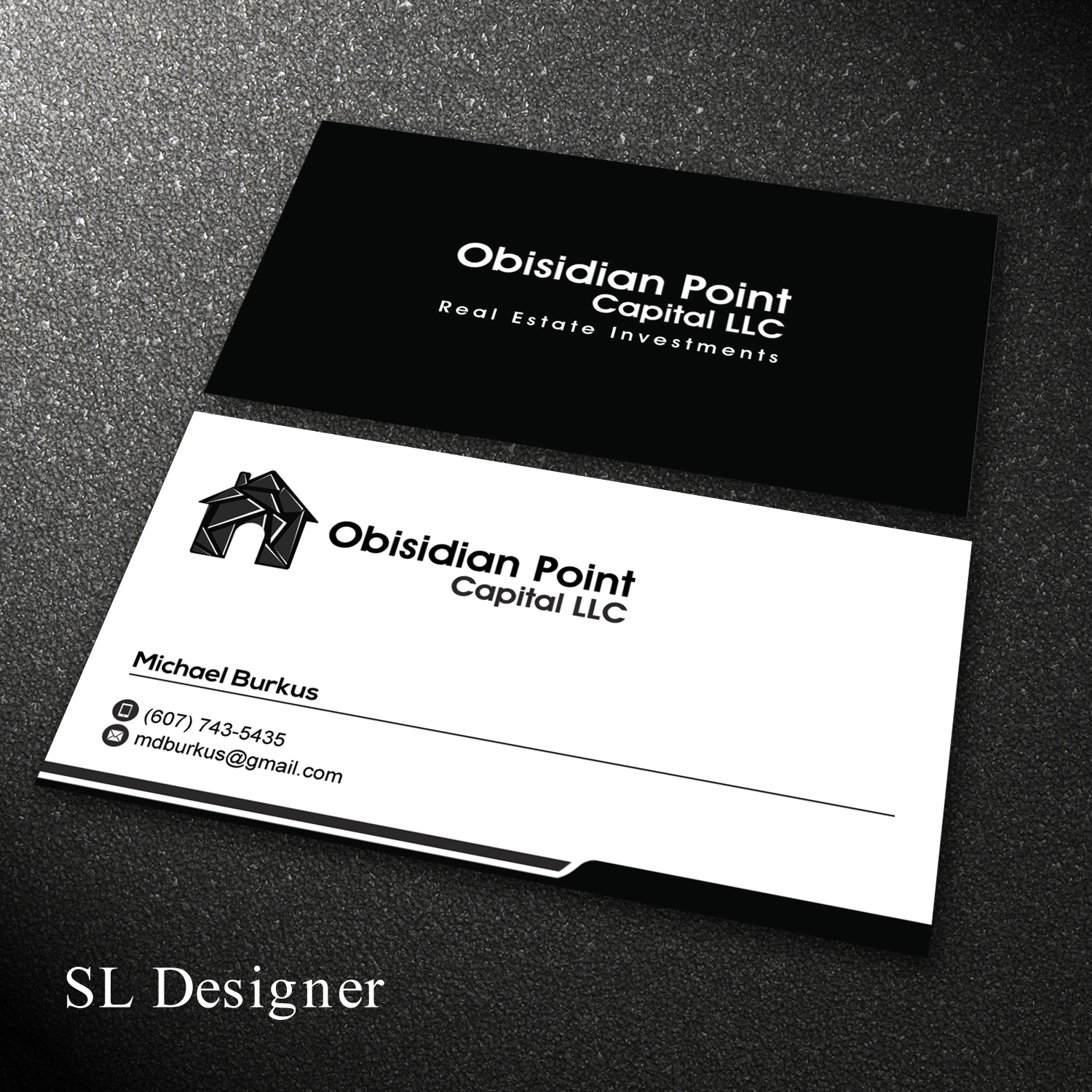 Business Card Design by SL Designer for Obsidian Point Capital LLC | Design #20194881