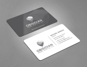 Design de Carte de Visite par Tripti Ranjan Gain pour Obsidian Point Capital LLC | Design : #20217375