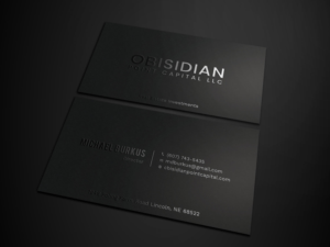 Obsidian Point Capital  | Design de Carte de Visite par Tripti Ranjan Gain
