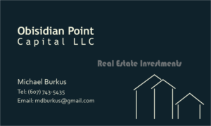 Design de Carte de Visite par Sarmad Aziz pour Obsidian Point Capital LLC | Design : #20214130