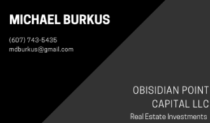 Business Card Design by Anniell for Obsidian Point Capital LLC | Design: #20206950