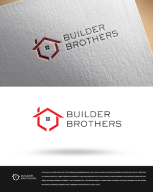 Logo Design by zingodesigns258 for builder brothers carpentry inc | Design: #20203548
