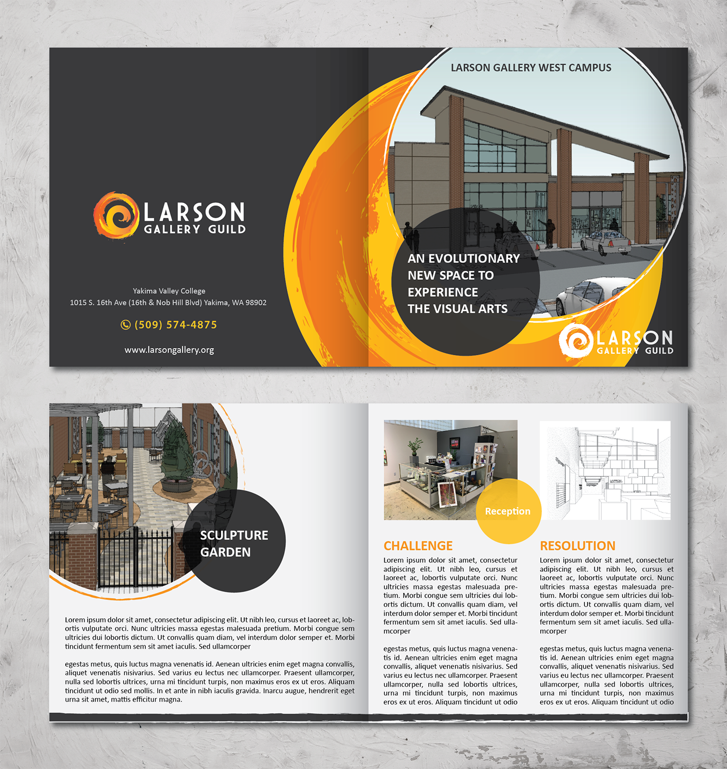 Brochure Design by alex989 for Larson Gallery | Design #20212436