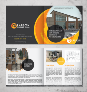 Brochure Design by alex989 for Larson Gallery | Design: #20212436