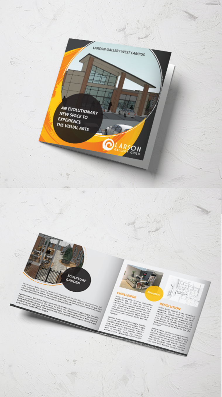 Brochure Design by alex989 for Larson Gallery | Design #20212501