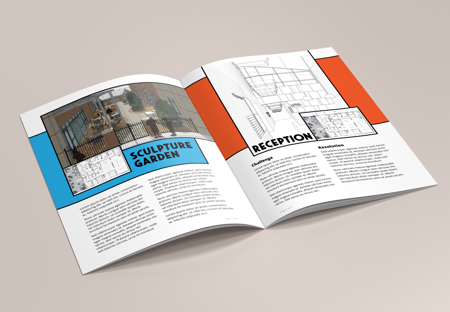 Broschüren-Design von Mothy für Larson Gallery | Design #20189249