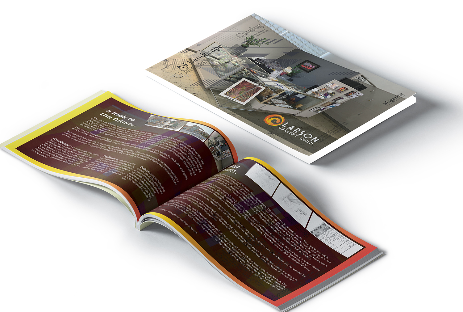 Design de Brochure par Deziners Zone pour Larson Gallery | Design #20200112
