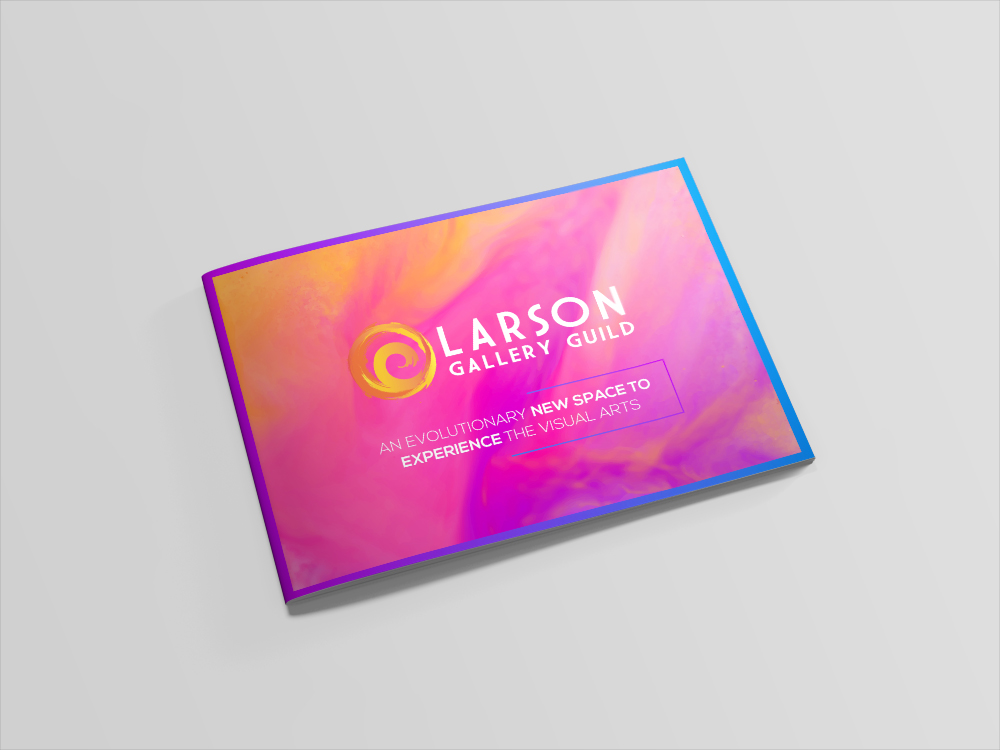 Broschüren-Design von ecorokerz für Larson Gallery | Design #20199438