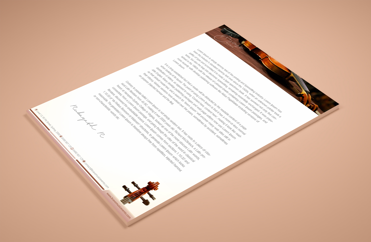Stationery Design by Petter Goms for this project | Design #20189281
