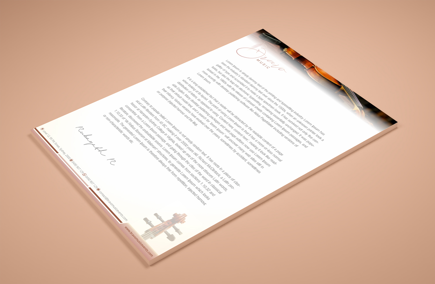 Stationery Design by Petter Goms for this project | Design #20189351