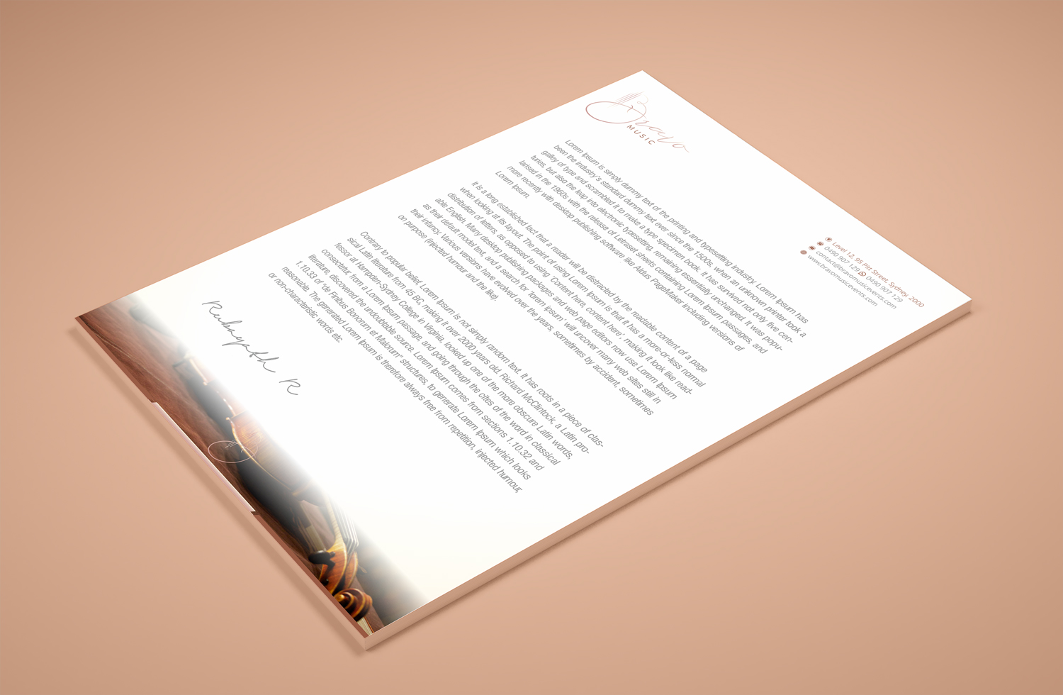 Stationery Design by Petter Goms for this project | Design #20189445