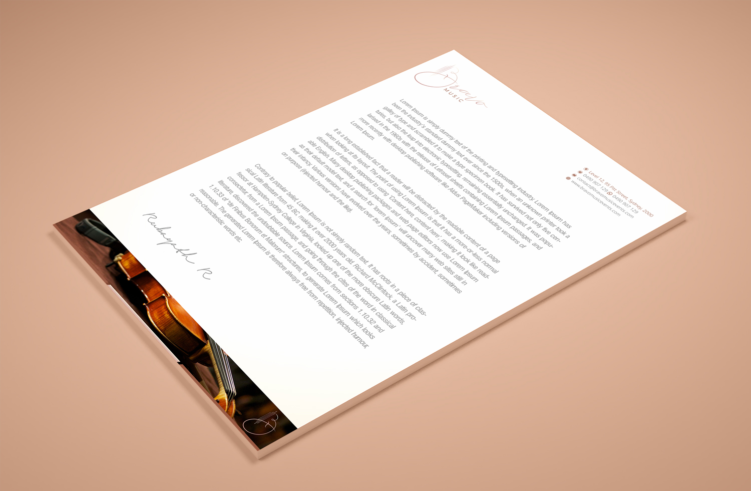Stationery Design by Petter Goms for this project | Design #20189457