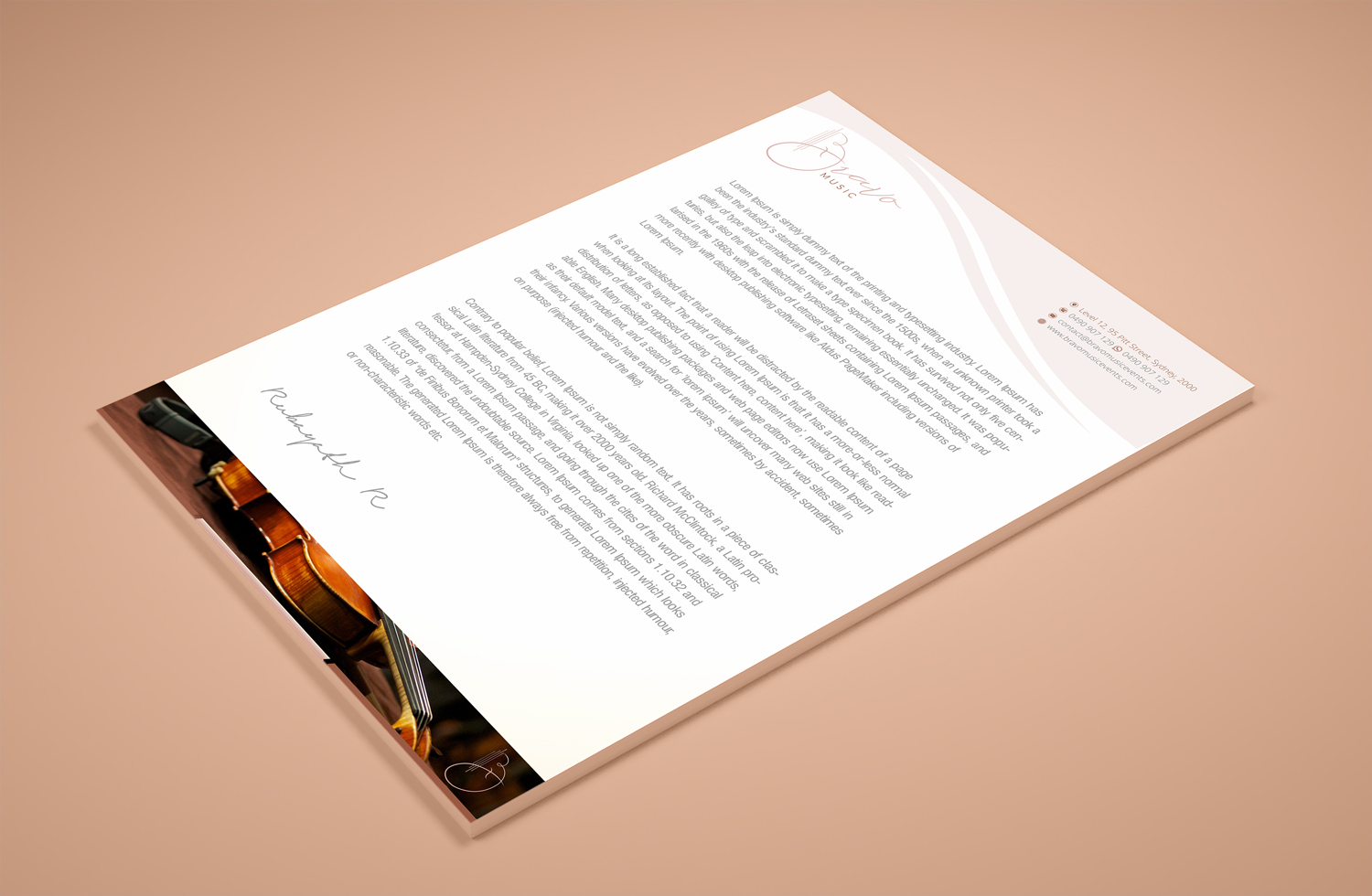 Stationery Design by Petter Goms for this project | Design #20189575