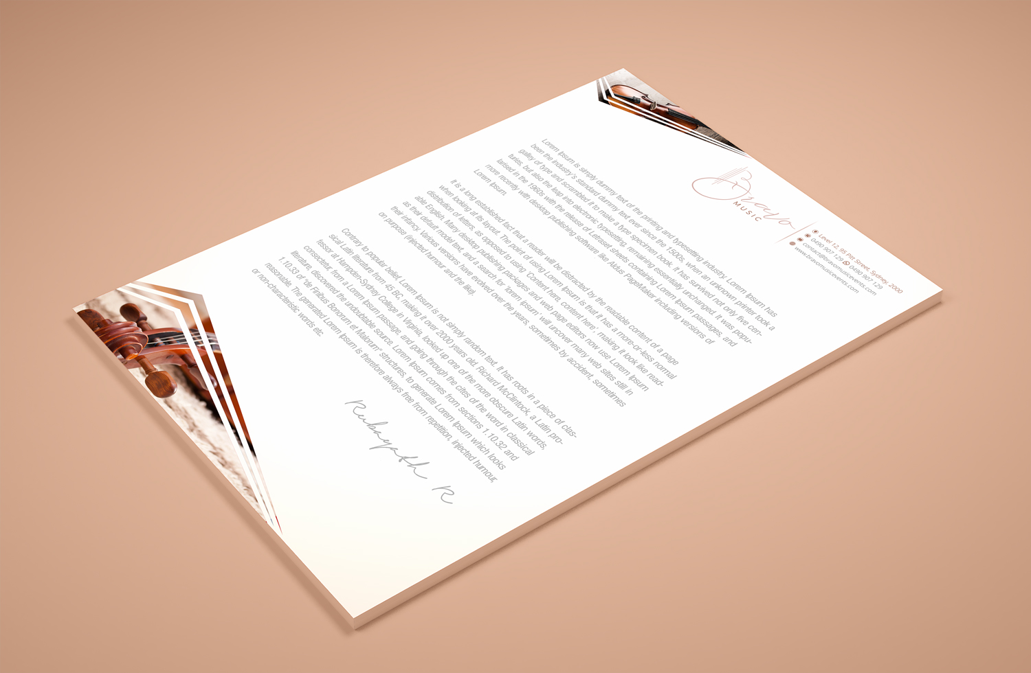 Stationery Design by Petter Goms for this project | Design #20189951