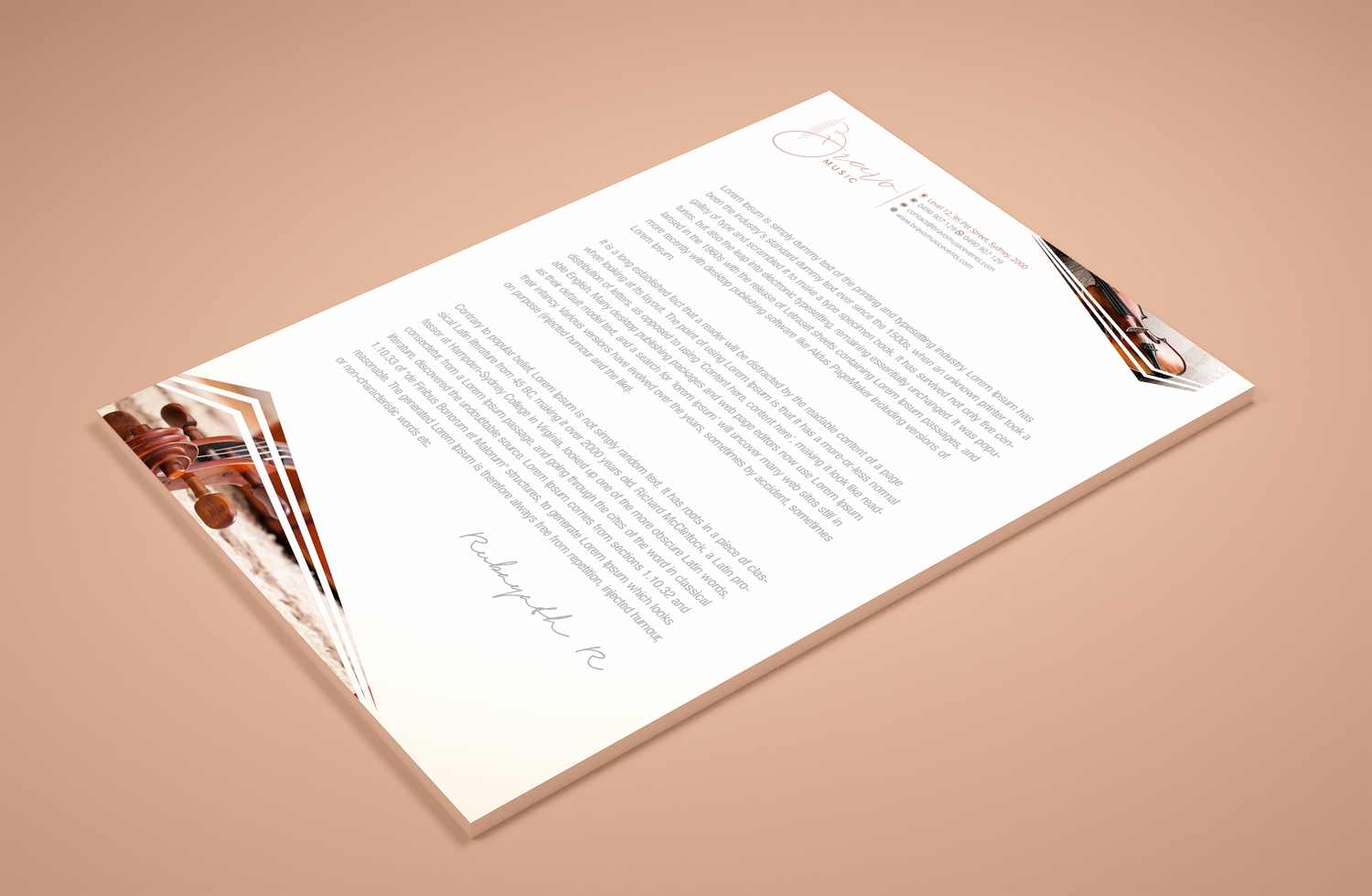 Stationery Design by Petter Goms for this project | Design #20189953