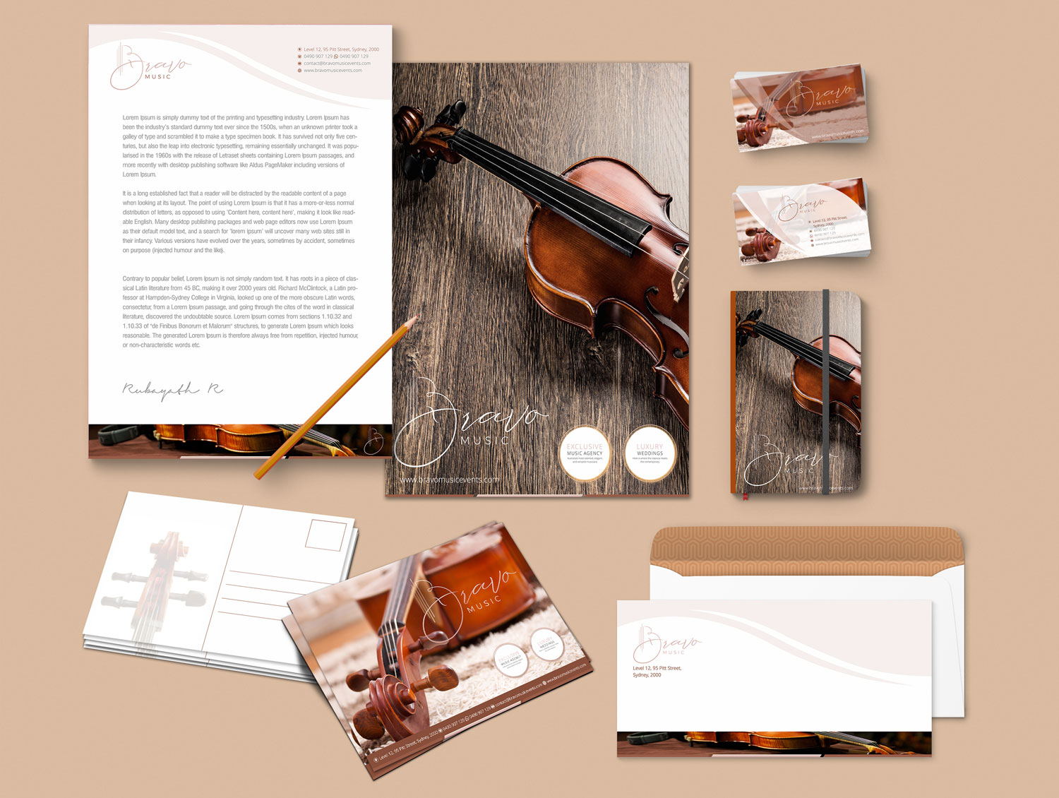 Stationery Design by Petter Goms for this project | Design #20191168