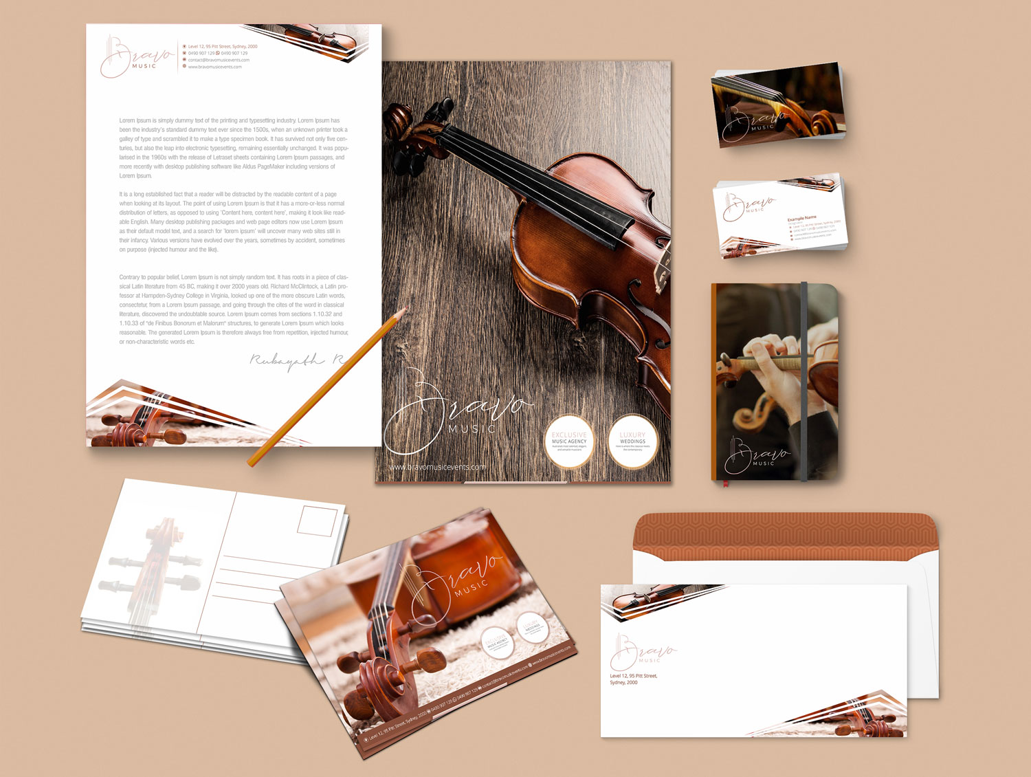 Stationery Design by Petter Goms for this project | Design #20199263