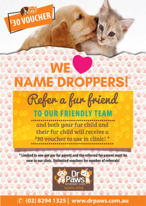 Poster Design by Venus L. Penaflor for Dr Paws North Ryde | Design: #20265067