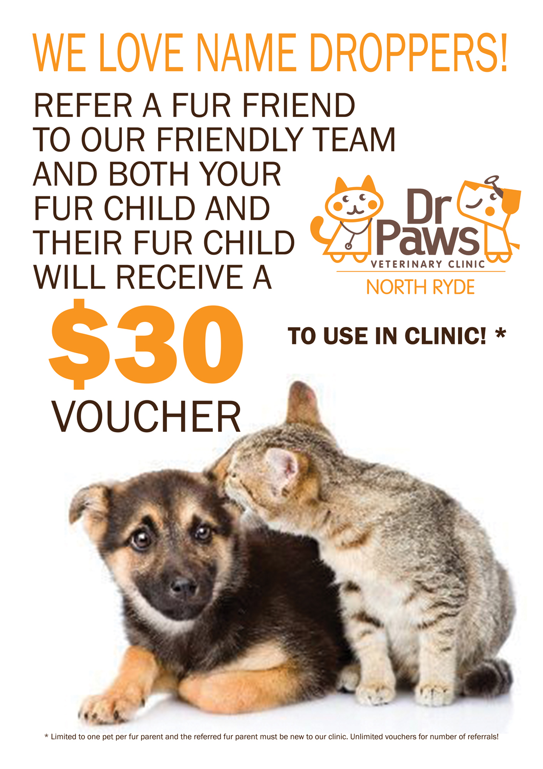 Poster Design by leuchi for Dr Paws North Ryde | Design #20253123