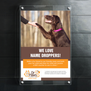 Design de Poster par debdesign pour Dr Paws North Ryde | Design : #20202310