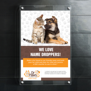 Design de Poster par debdesign pour Dr Paws North Ryde | Design : #20206181