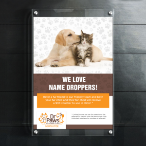 Design de Poster par debdesign pour Dr Paws North Ryde | Design : #20206183