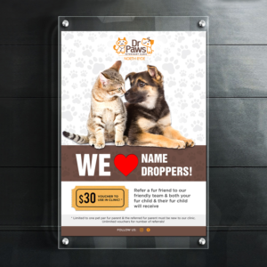 Design de Poster par debdesign pour Dr Paws North Ryde | Design : #20225170