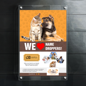 Design de Poster par debdesign pour Dr Paws North Ryde | Design : #20225172