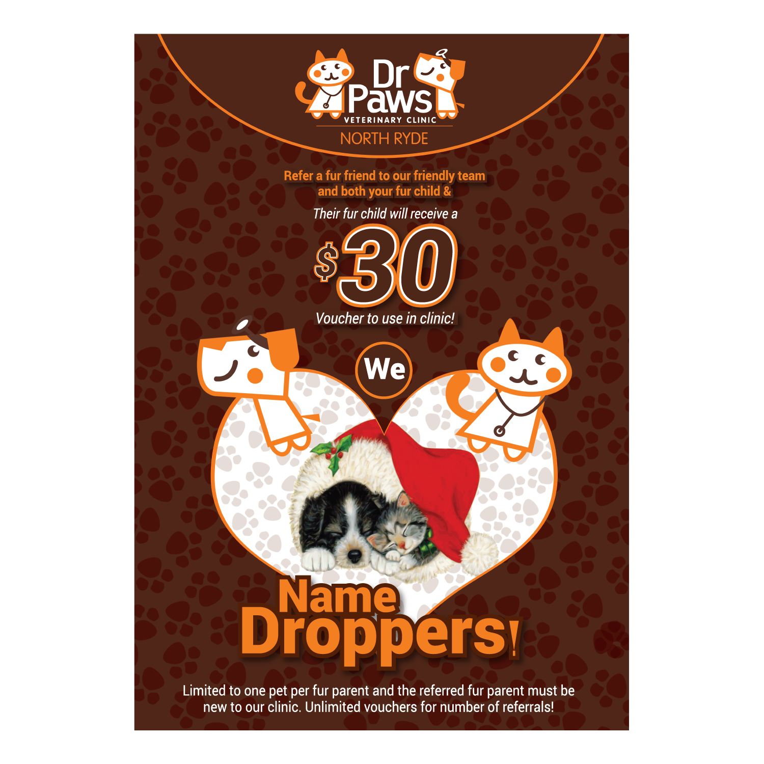 Design de Poster par fastdesign360 pour Dr Paws North Ryde | Design #20225167
