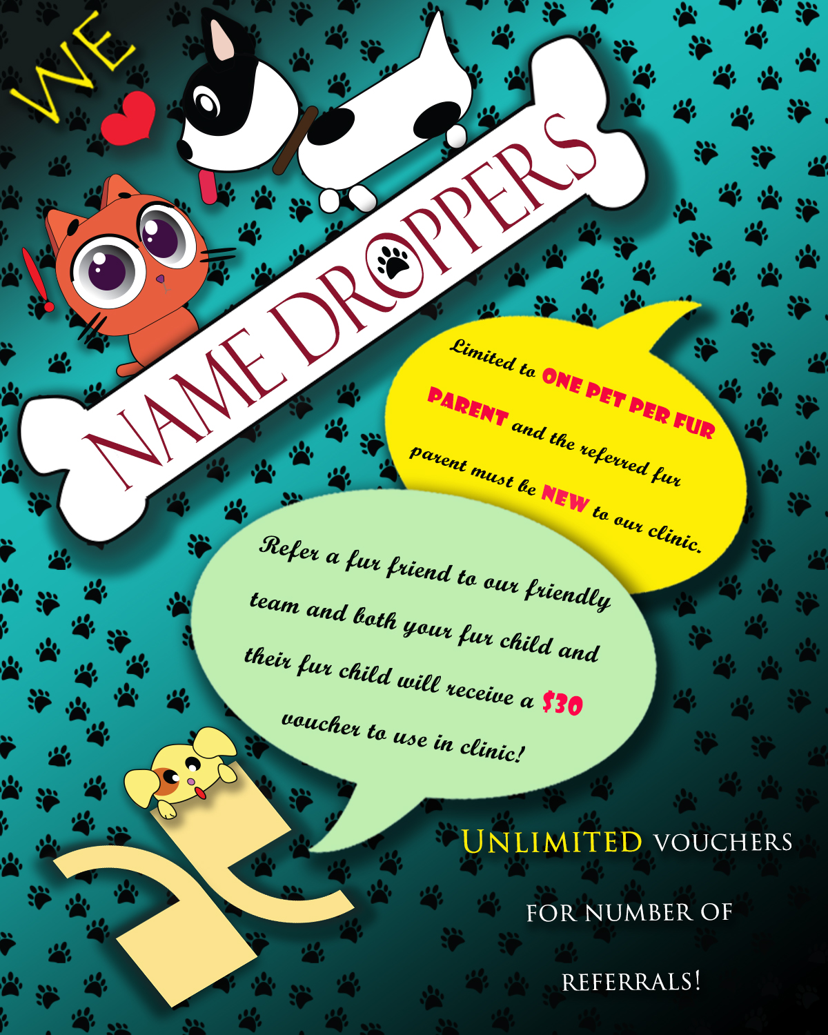 Poster Design by StarFyre for Dr Paws North Ryde | Design #20224090