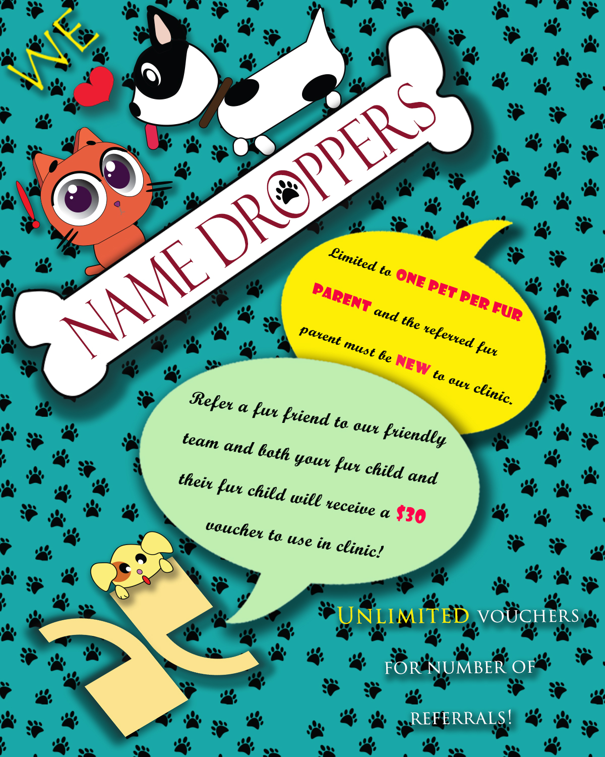 Poster Design by StarFyre for Dr Paws North Ryde | Design #20224092